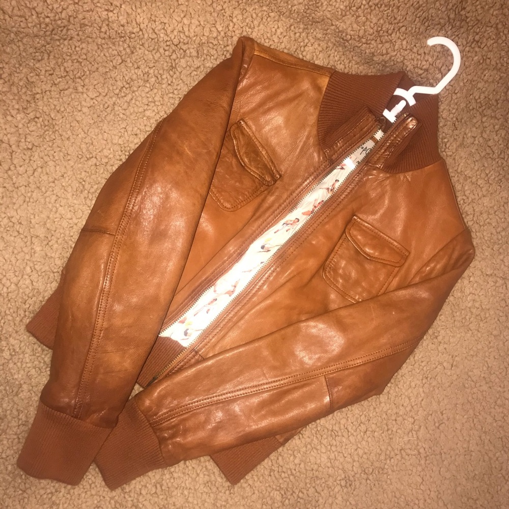 Miss TopGun leather jacket